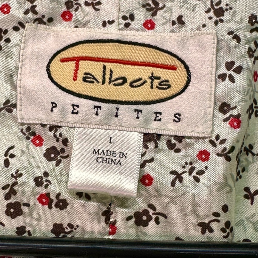 Talbots Lime Green Utility Jacket - Picture 3 of 11
